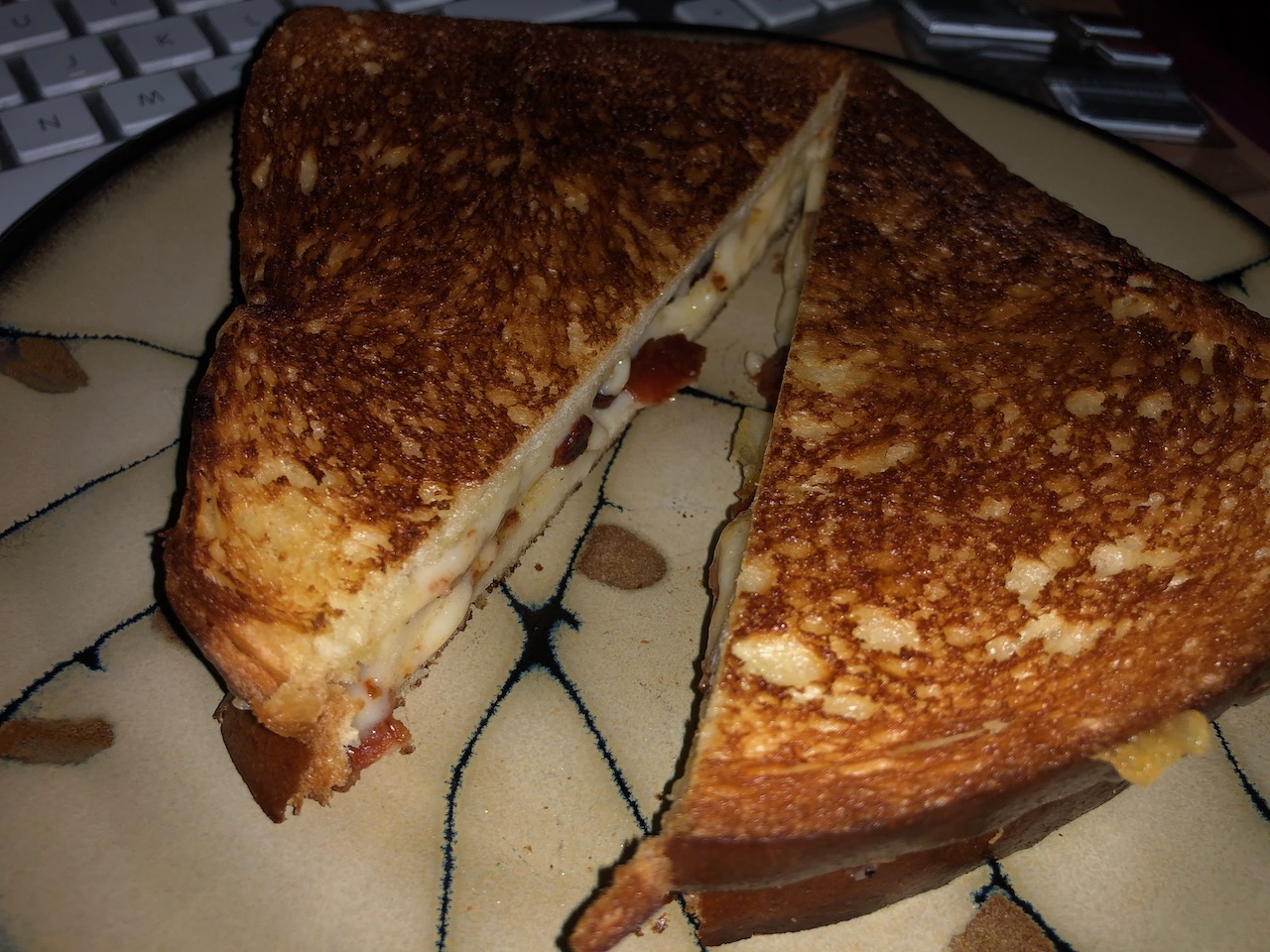 Smoked Gouda and Apple Grilled Cheese